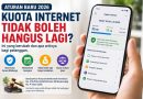 sisa kuota internet, aturan kuota internet 2026, kuota rollover, sisa kuota tidak hangus, aturan baru Komdigi